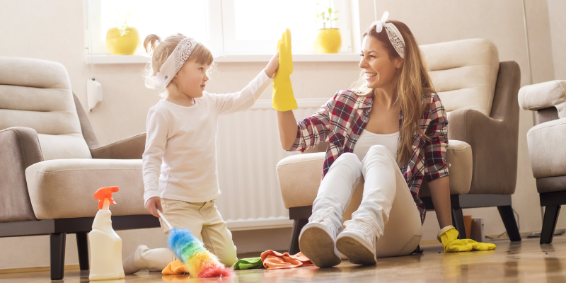 Spring Cleaning Hacks for Busy Parents